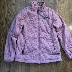 Girls Patagonia Down Sweater Jacket.